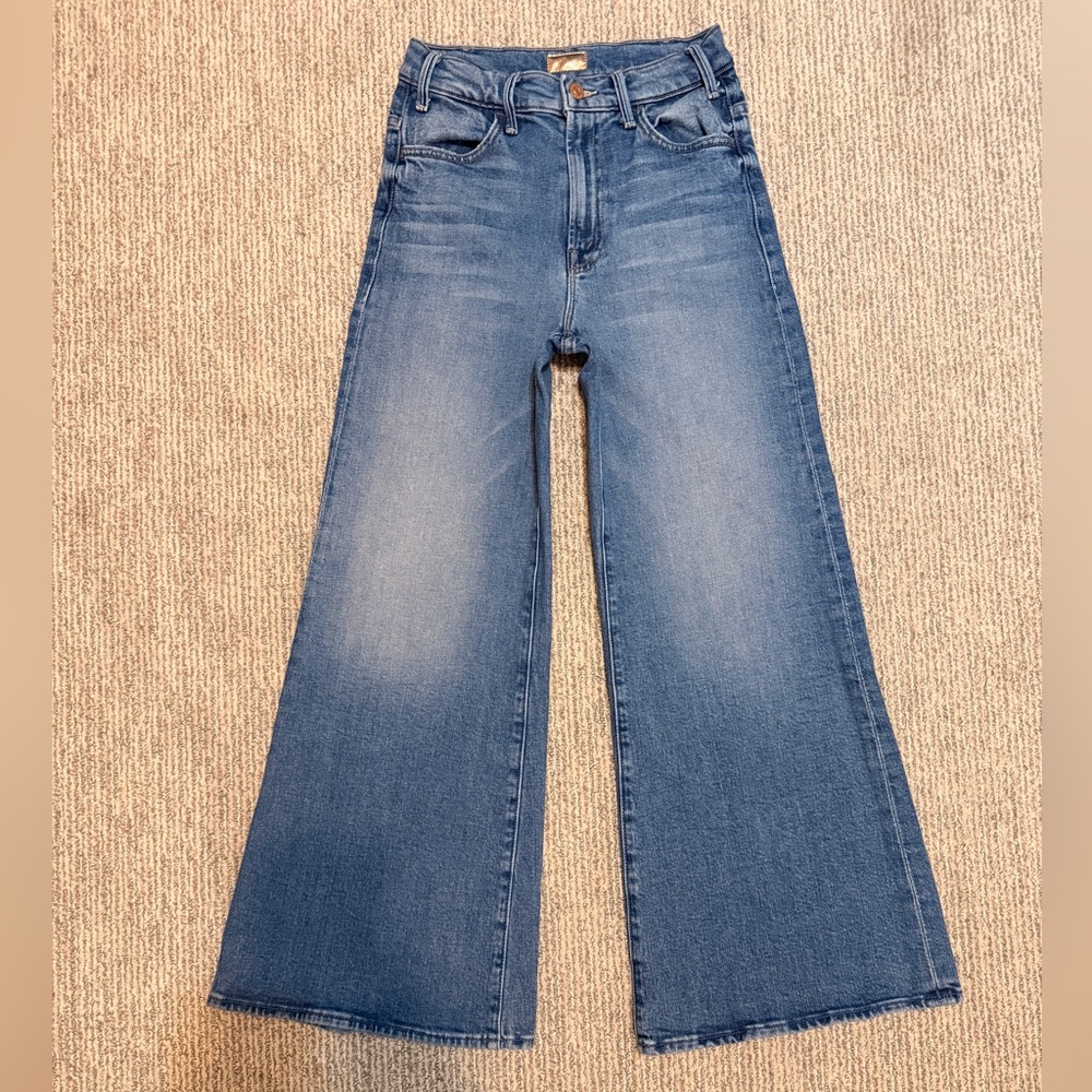 Mother Hustler Roller Ankle High on the Hog Jeans size 25